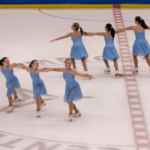 Willowbrook Ice Arena Figure Skating group in light blue